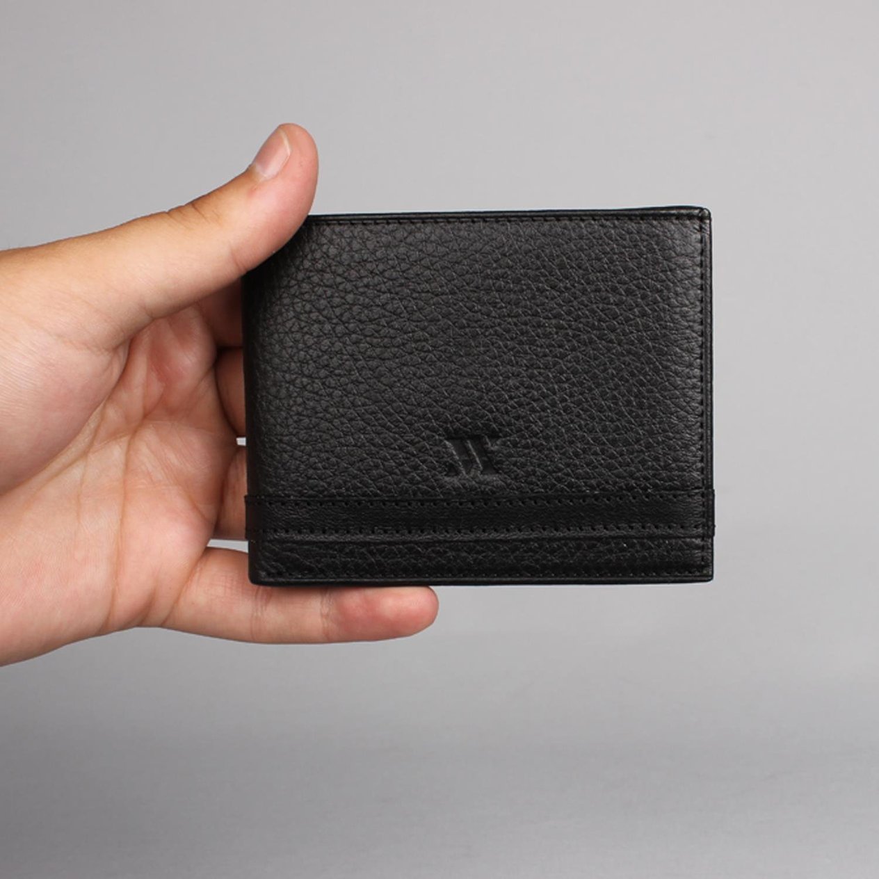 My Valice Unisex Genuine Leather Wallet and Card Holder 1822 Black