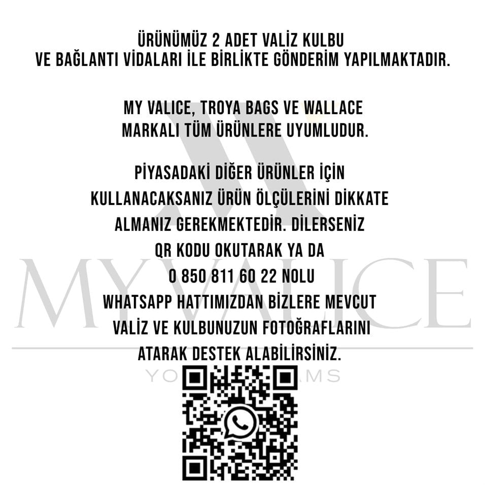 My Valice Valiz Kulbu Valiz Tutacağı Kulp 2 Adet