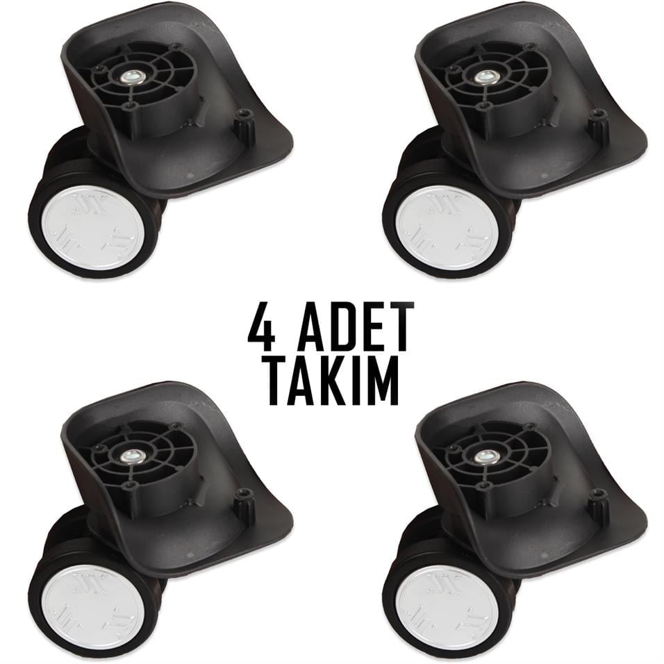 My Valice Valiz Tekerleği Çift Teker 01 4 Adet Gri
