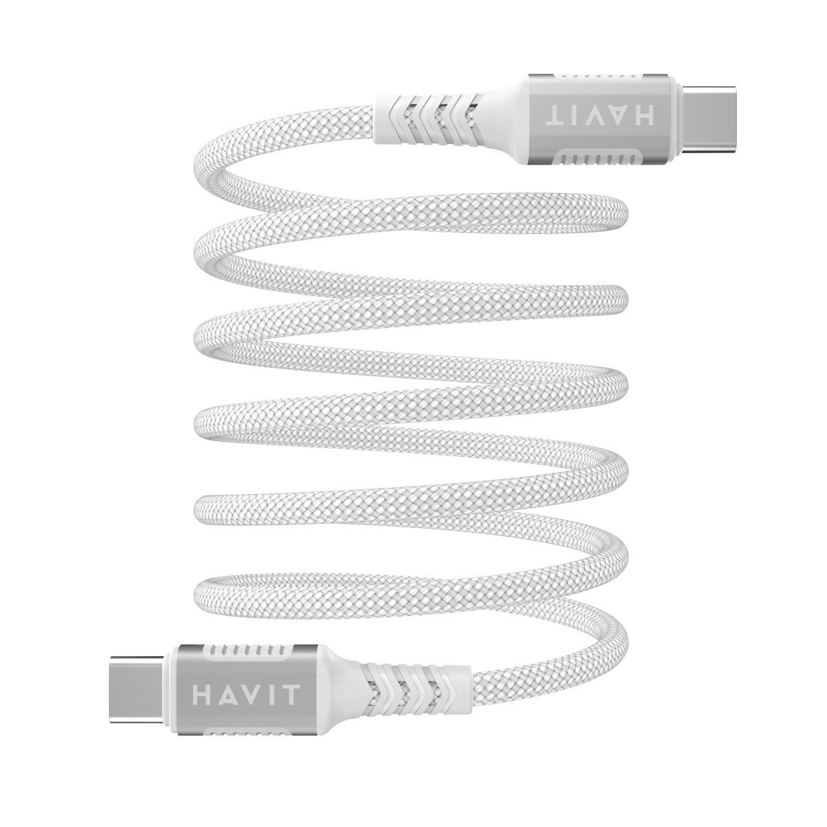 Havit CB6297 Type-C to Type-C Manyetik Şarj Kablosu PD60W