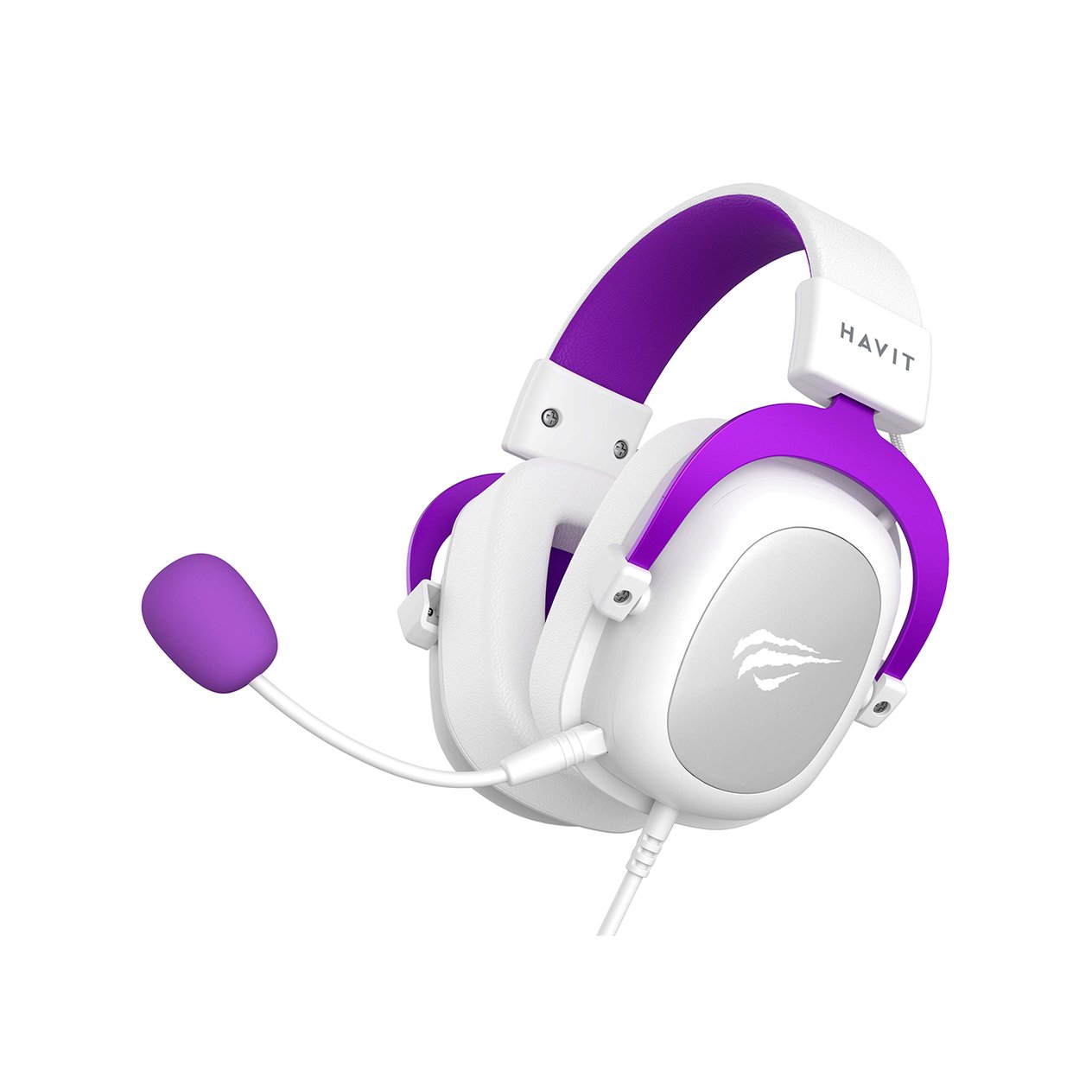 Havit Gamenote H2002D Mikrofonlu Gaming Kulaklık - Mor/Beyaz