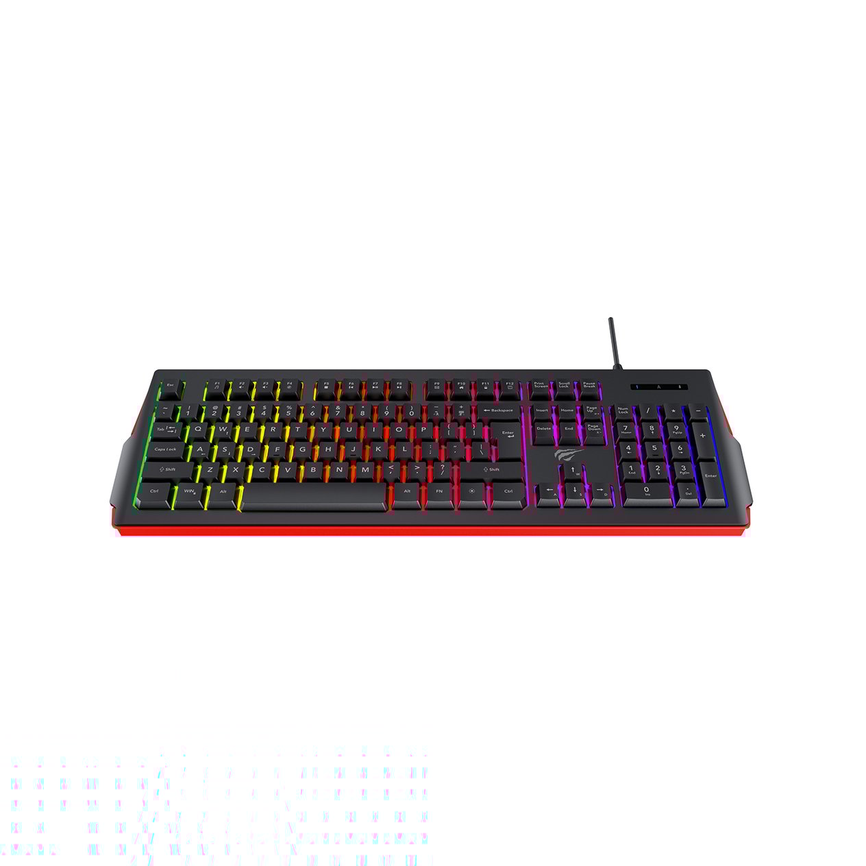 Havit Gamenote KB866L RGB Gaming Klavye - Siyah