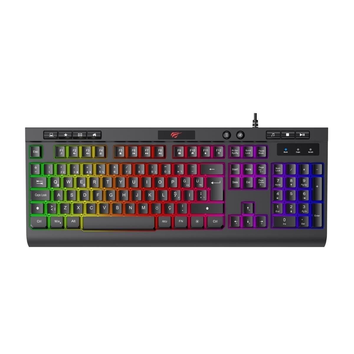 Havit Gamenote KB883L RGB Gaming Klavye