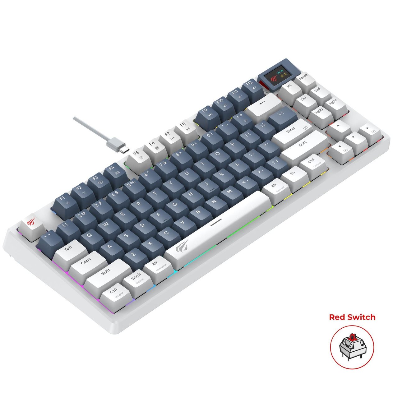 Havit Gamenote KB884L RGB Gaming Mekanik Klavye