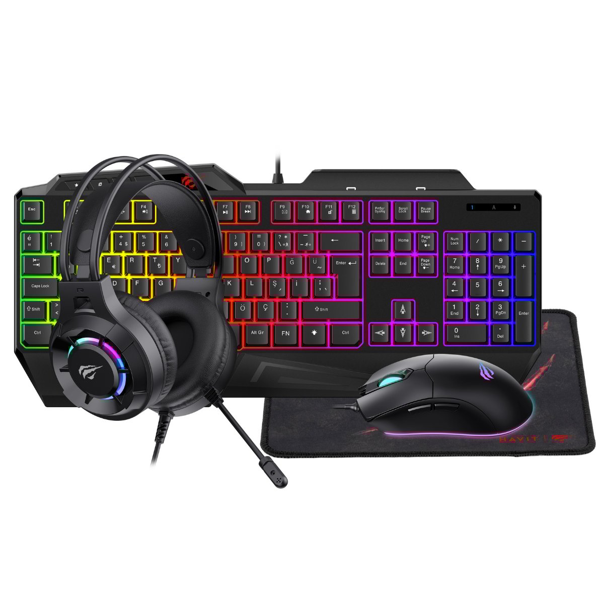 Havit Gamenote KB905CM Combo Gaming Set 4 in 1