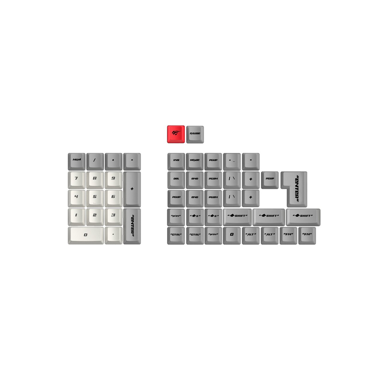 Havit Gamenote KC001 Keycaps 136 Parça PBT Gaming Mekanik Klavye Tuş Takımı