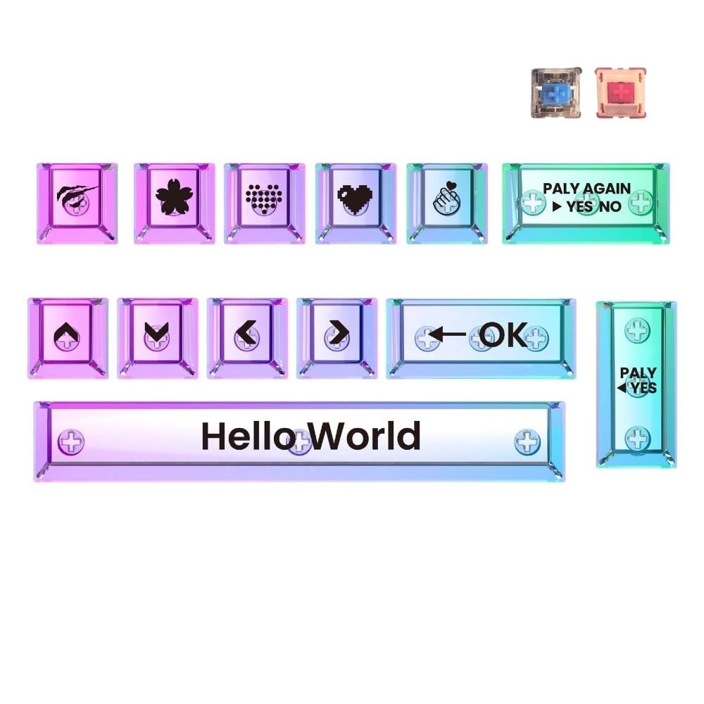 Havit Gamenote KC009 Keycaps 13 Parça PBT Gaming Mekanik Klavye Tuş Takımı