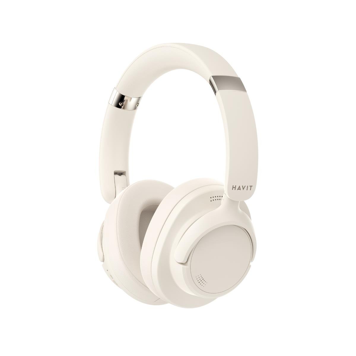 Havit H652BT ANC Bluetooth Katlanabilir Kulaküstü Kulaklık - Anc, Çoklu Bağlantı - Bej