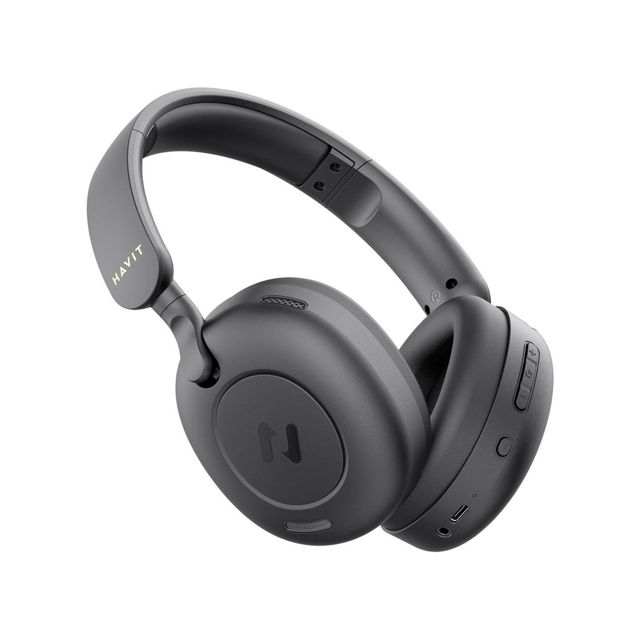 Havit H655bt Hibrit ANC Kablosuz Kulaklık - 76 Saat Batarya, Enc, Anc, Çift Cihaz Desteği, Hi-Res Audio - Siyah