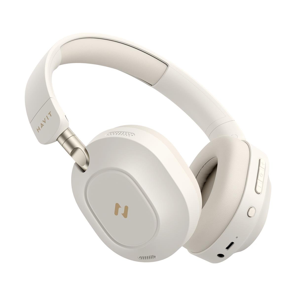 Havit H668BT ANC Bluetooth Kulaküstü Kulaklık - Bej