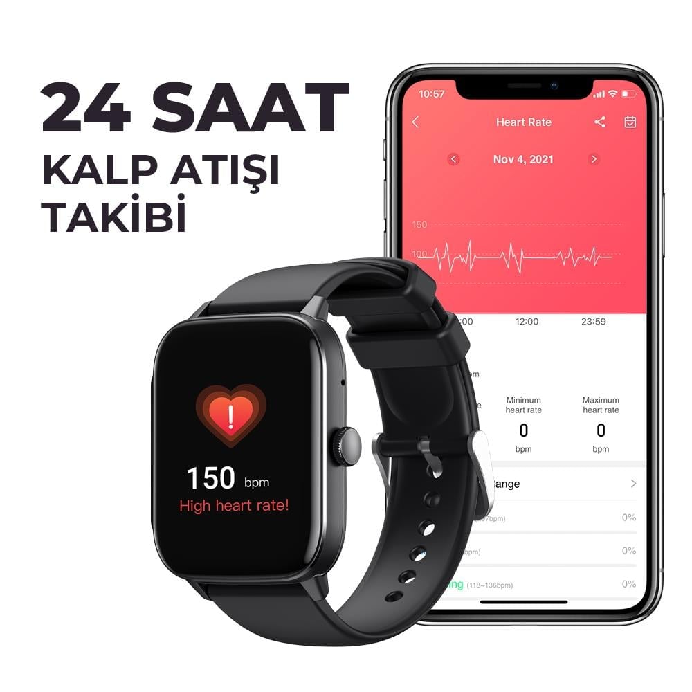 Havit M9037 Akıllı Saat - Siyah