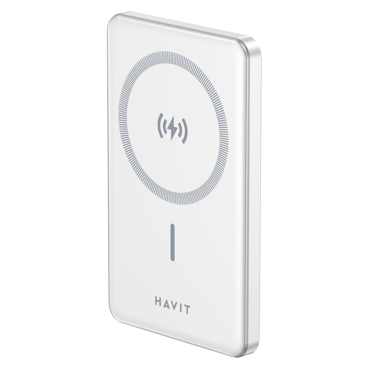 Havit PB5202 5.000mAh Magsafe Manyetik Kablosuz Powerbank Ultra Ince 20W, Iphone Uyumlu - Gri