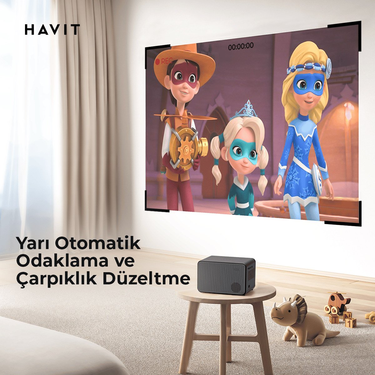 Havit PJ211 Pro Projeksiyon Cihazı