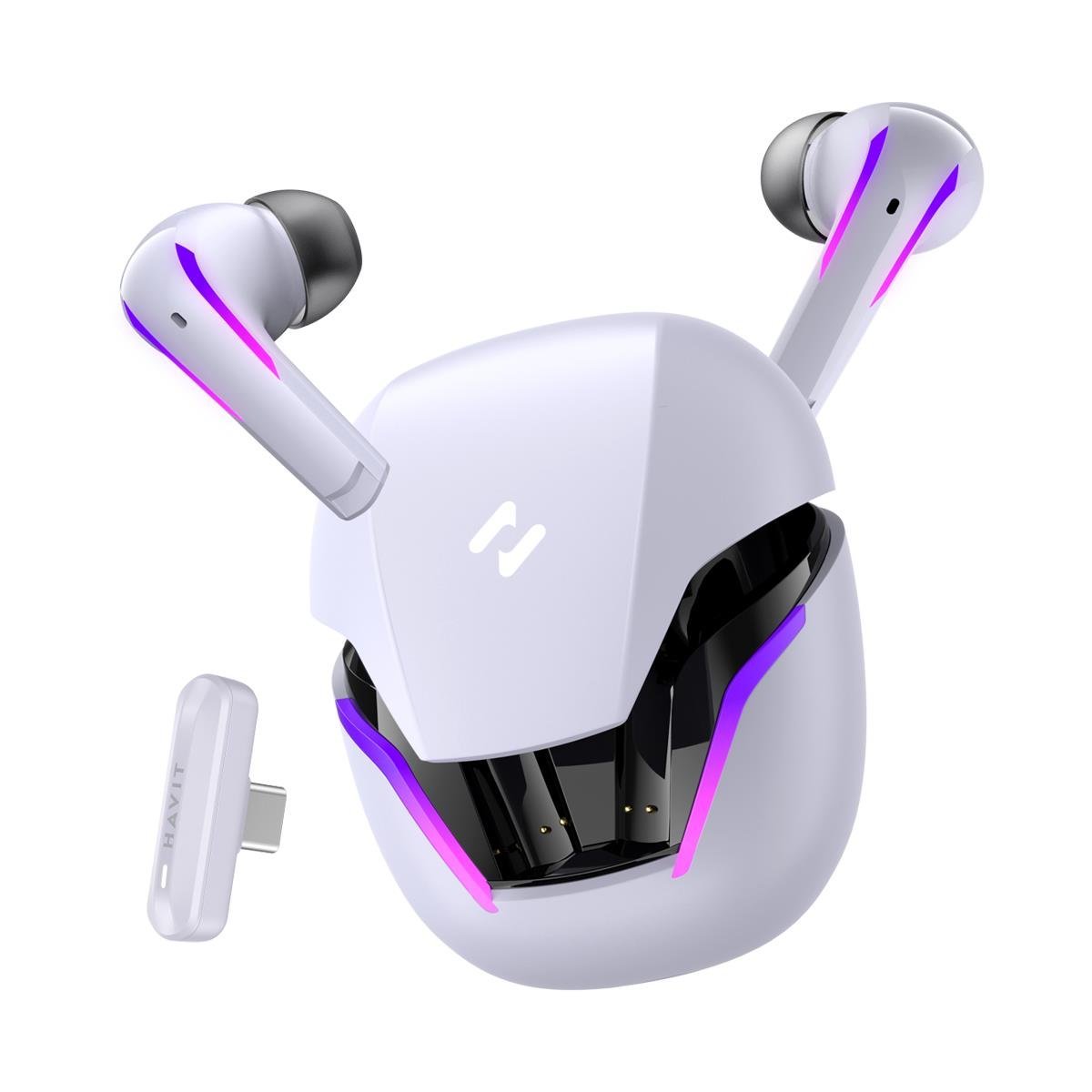 Havit TW970 TWS RGB Gaming Bluetooth Kulaklık - Beyaz