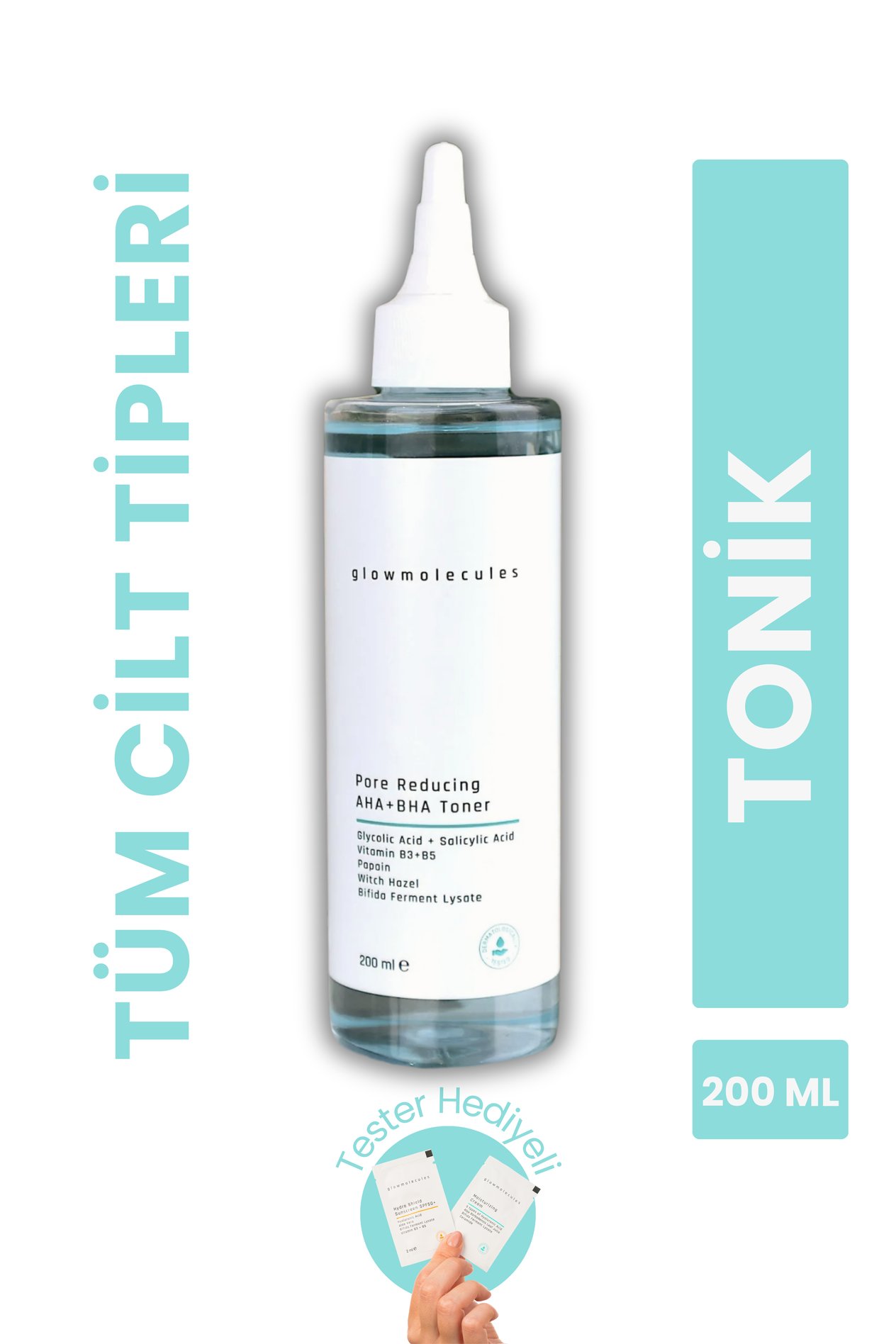 Gözenek Küçültücü Asit Toniği - Pore Reducing Aha Bha Toner (200 ML)