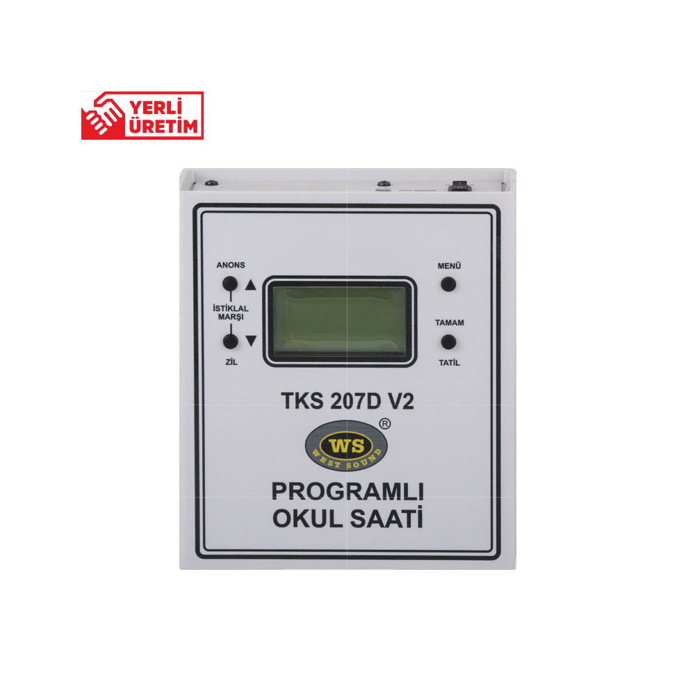 Westsound TKS 207 D V2 Akıllı Okul Zil Saati