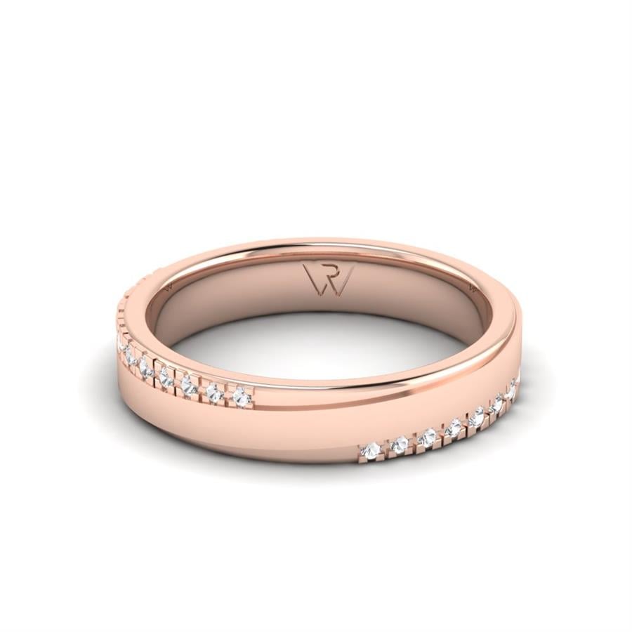 Alliances Avec Pierres Femme Honey Or Rose