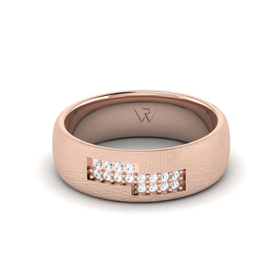 Alliances avec pierres femme Light Or Rose
