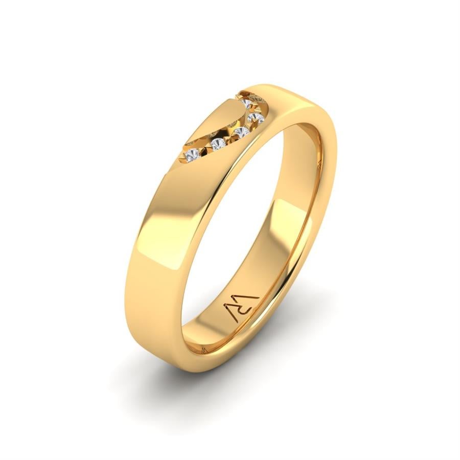 Alliances Avec Pierres Femme Merveille Or Jaune
