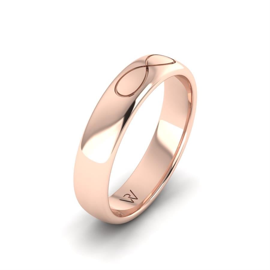 Alliances classiques homme Dynamic Fusion Or Rose