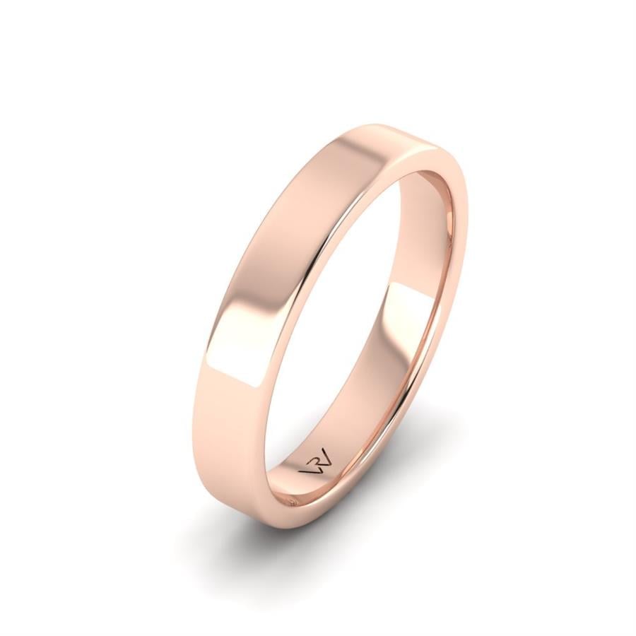 Alliances classiques homme Natural Alluring Or Rose