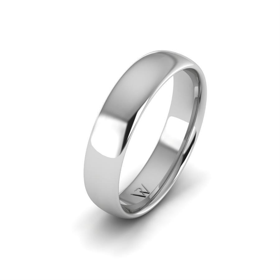 Alliances classiques homme Patsy Or Blanc