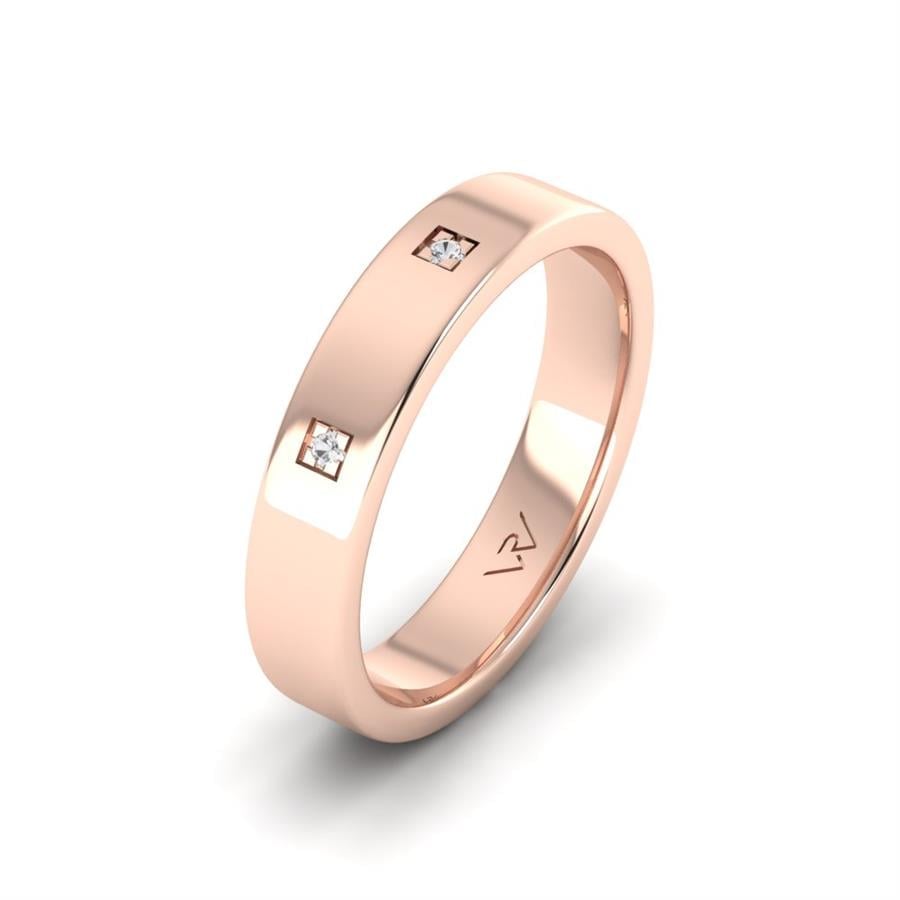 Alliances classiques Natural Alluring Or Rose