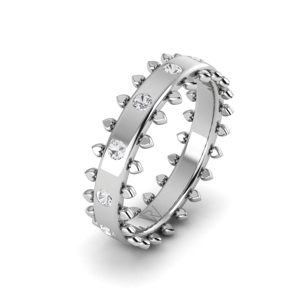 Alliances en argent femme Paradis  Cristal de Swarovski