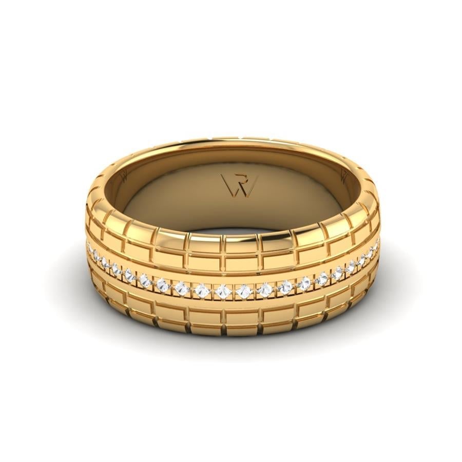 Alliances modernes Bague Springe Or Jaune