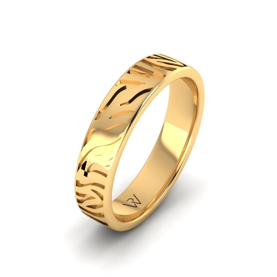 Alliances modernes homme Alluring Fancy Or Jaune