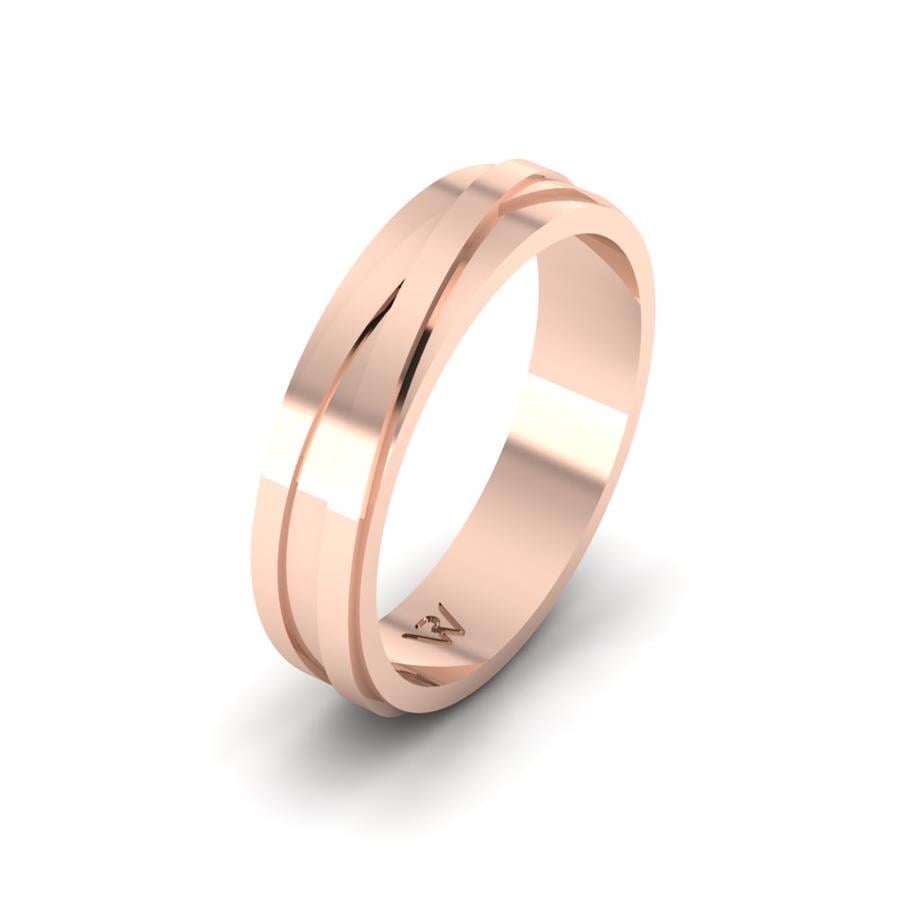 Alliances Modernes Homme Amity Or Rose
