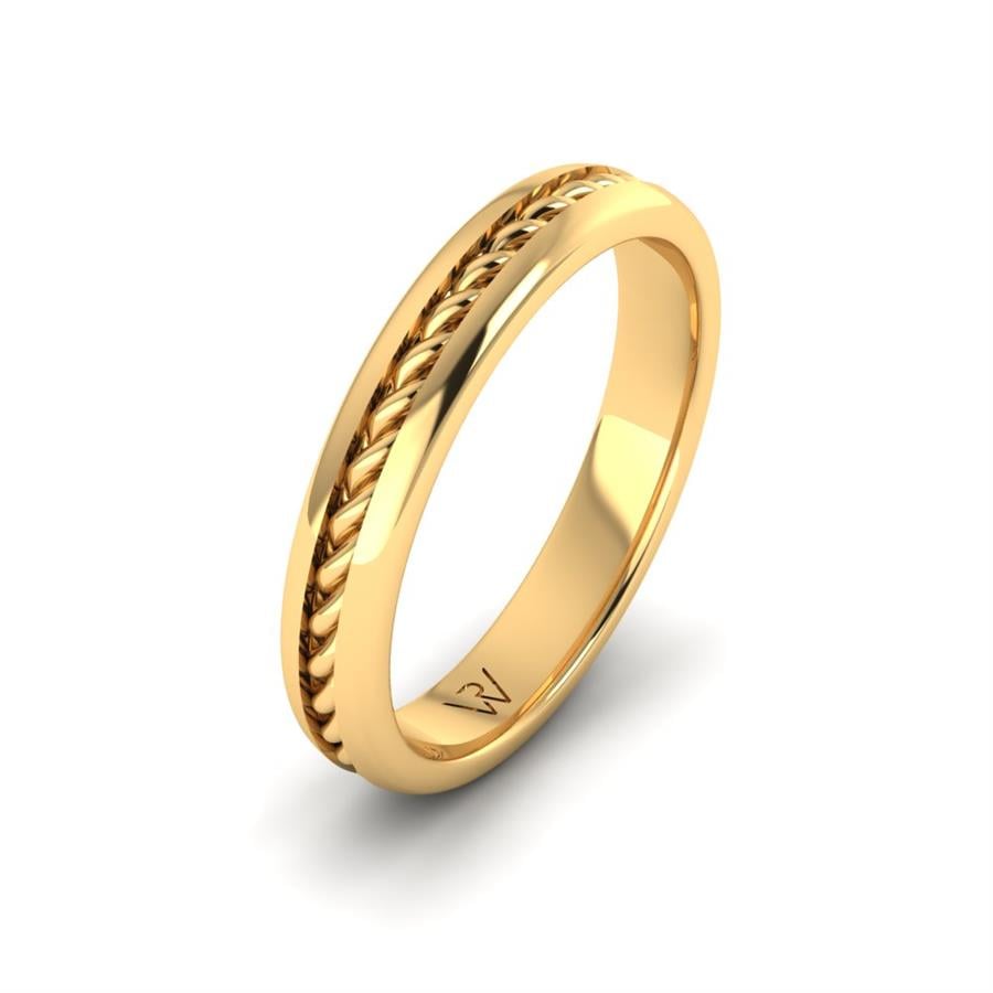 Alliances Modernes Homme Chant Or Jaune