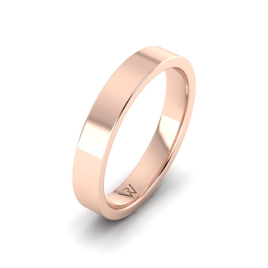 Modern wedding rings for men Noble Paradise Rose Gold