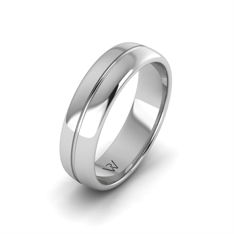Alliances modernes homme universe Lyra Or Blanc