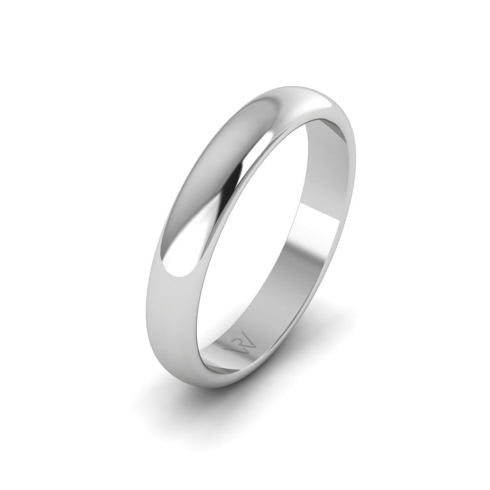 Alliances modernes homme Bonheur Or Blanc 