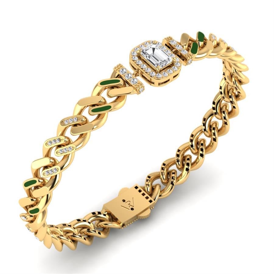 Bracelets Royal Argent Yellow - Pierre Blanc