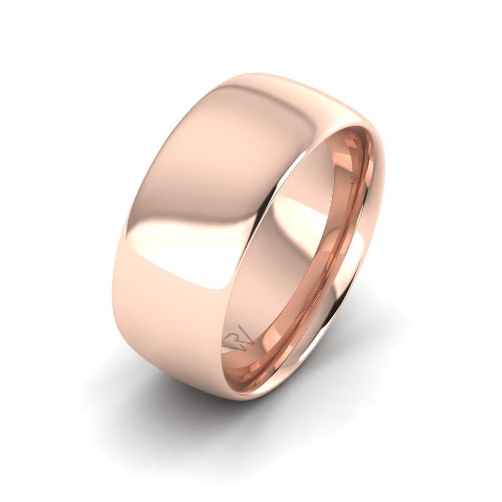 Alliances classiques femme Câlin Or Rose 