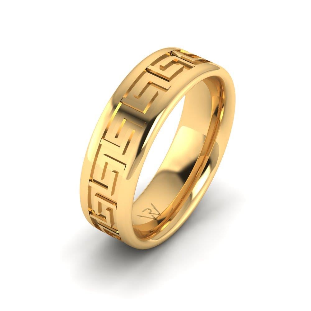 Alliances modernes femme Cuddlecarve Or Jaune 