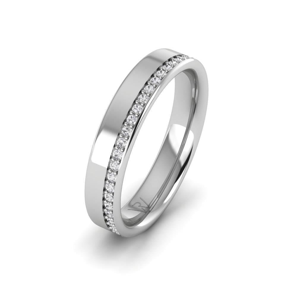 Alliances classiques femme EndlessTreasure Or Blanc Pierre Dalloz