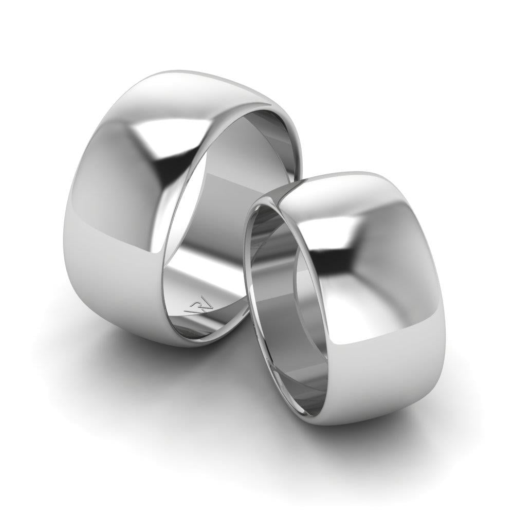 Classic wedding rings Folie White Gold 