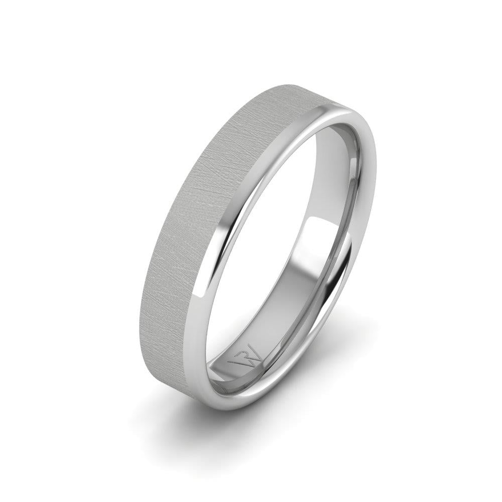 Alliances classiques homme Infinityre Or Blanc 