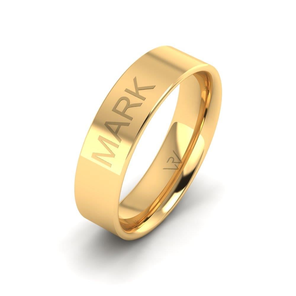 Classic wedding rings for men Magic Yellow Gold 