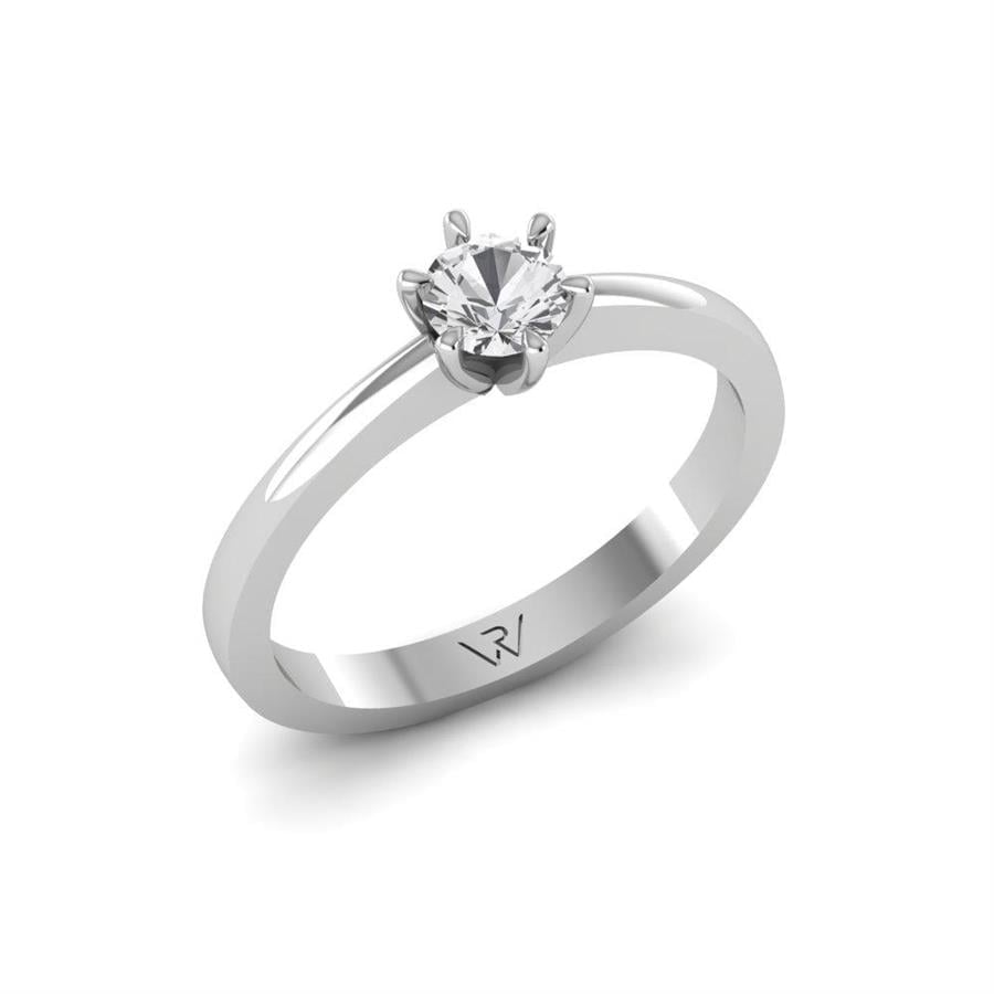 Solitaires Belle Argent Pierre Dalloz 0.30 ct