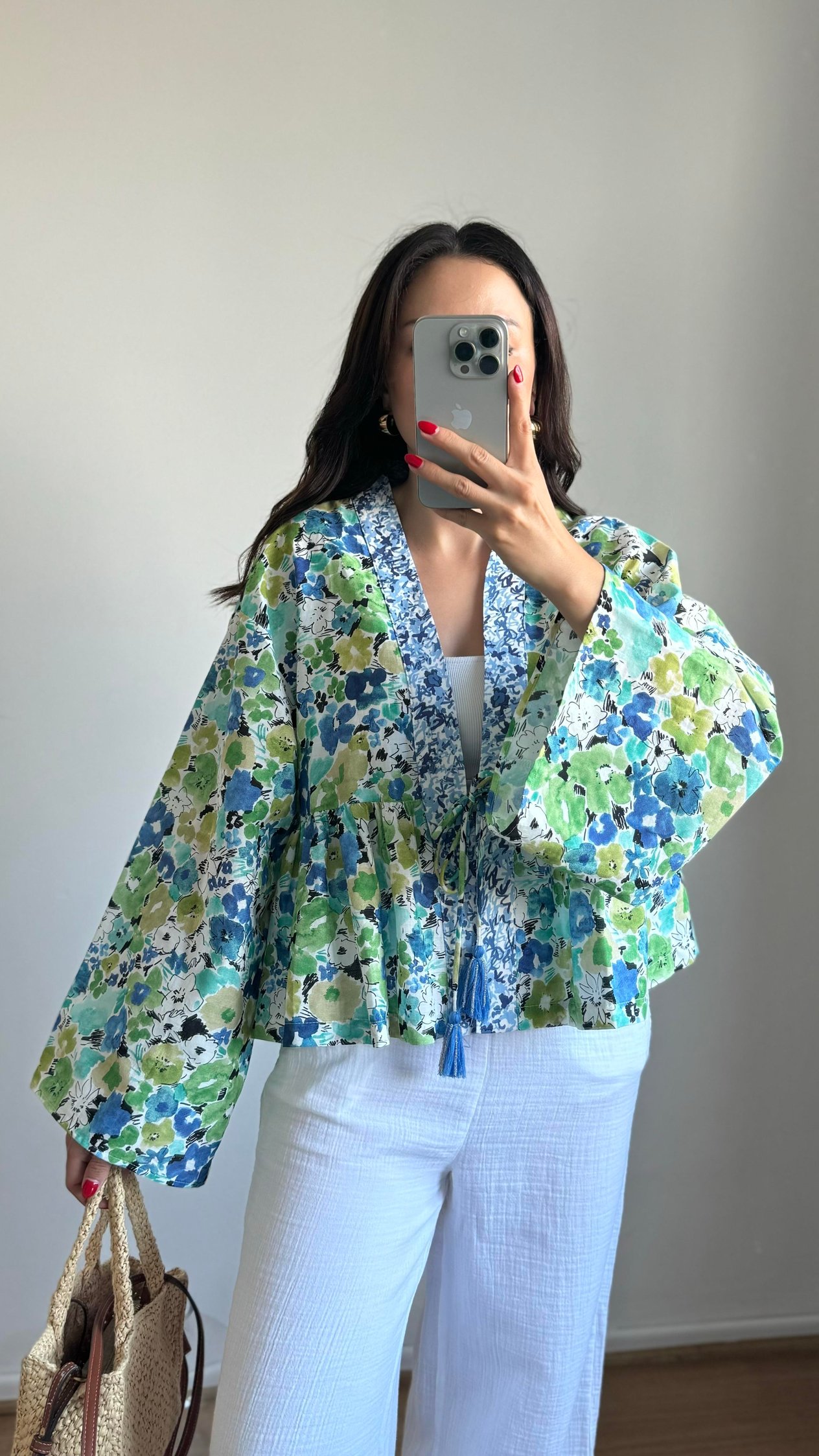Çiçekli Yaz Kimono