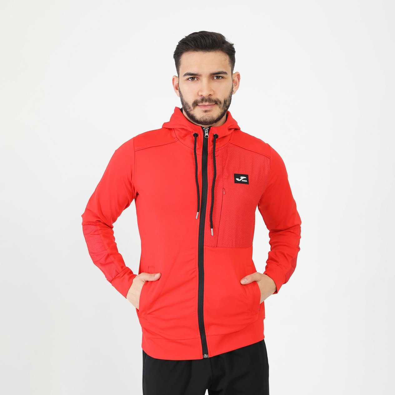 Joma Erkek Günlük Sweatshirt Kapşonlu Full Zip Poly.Crush M 4232302