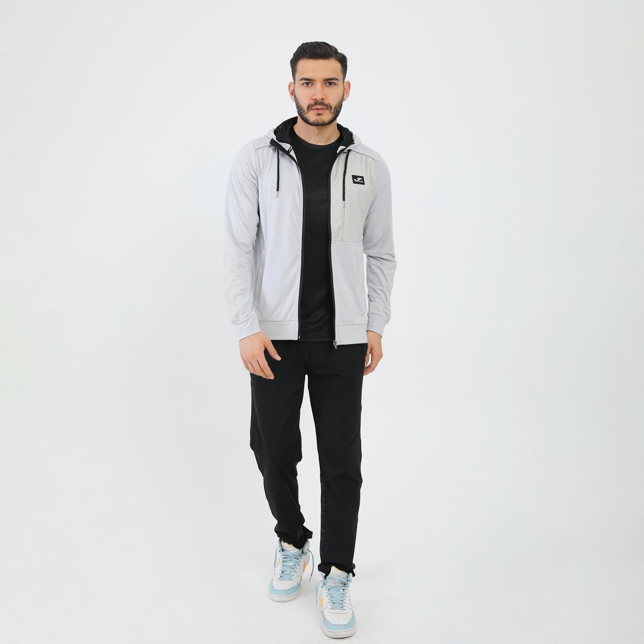 Joma Erkek Günlük Sweatshirt Kapşonlu Full Zip Poly.Crush M 4232302
