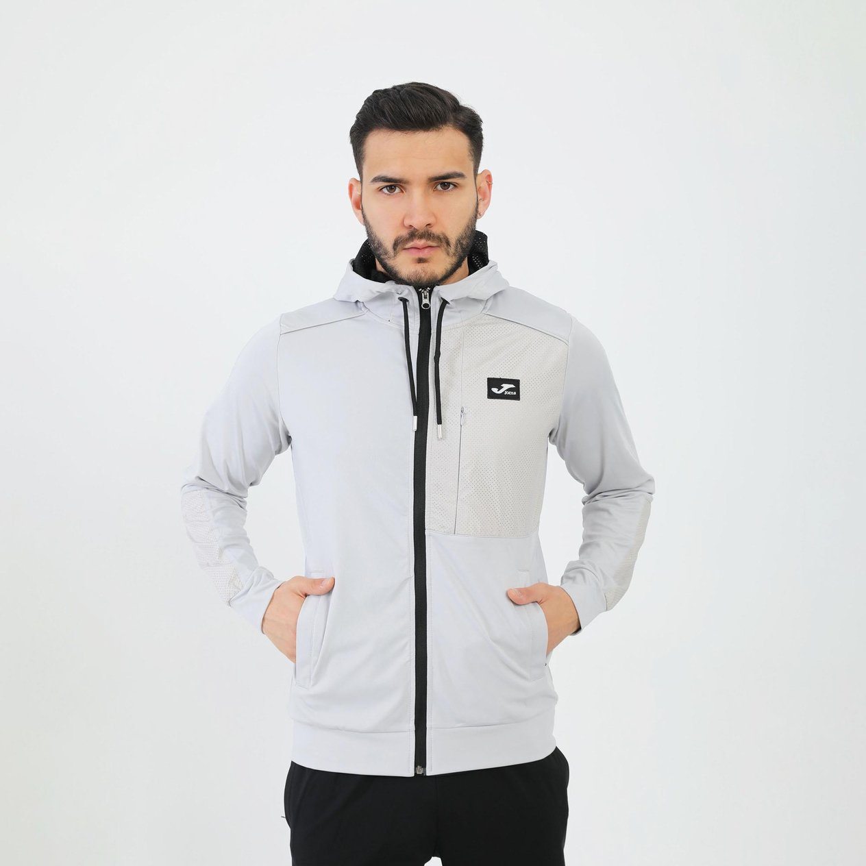 Joma Erkek Günlük Sweatshirt Kapşonlu Full Zip Poly.Crush M 4232302