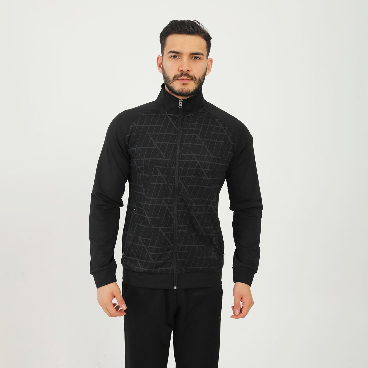 Joma Erkek Günlük Sweatshirt Sweat Full Zip Dark 4231306 SWEAT FULL ZIP POLY.DARK M