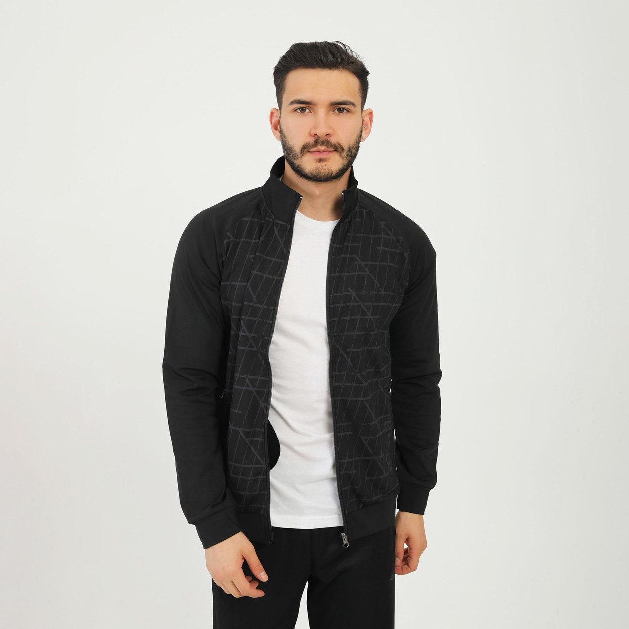 Joma Erkek Günlük Sweatshirt Sweat Full Zip Dark 4231306 SWEAT FULL ZIP POLY.DARK M