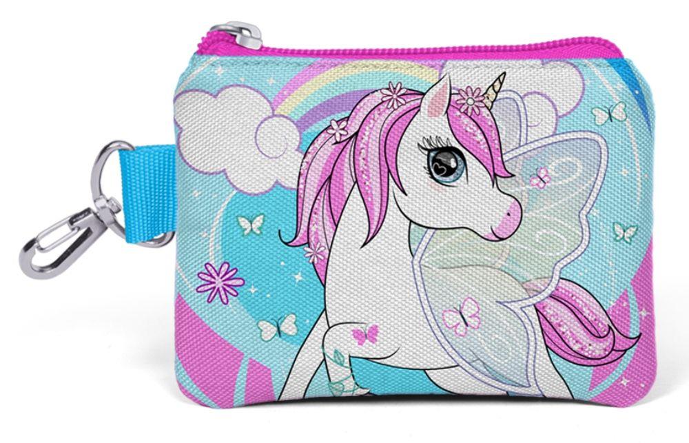 Coral High Unicorn Baskılı Bozuk Para Çantası